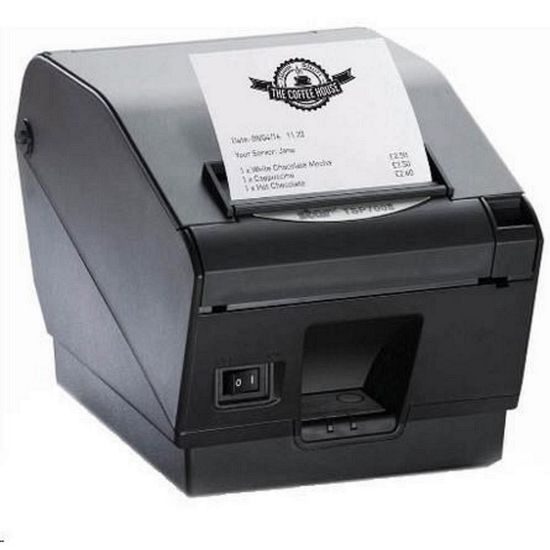 Obrázek Star TSP743UII- 24, USB, 8 dots/ mm (203 dpi), řezačka, dark grey