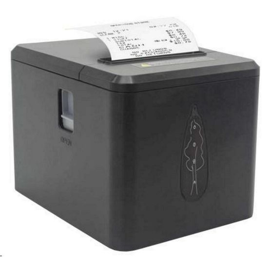 Obrázek Birch CV2- UN Pokladní tiskárna s řezačkou, USB+LAN, černá, tisk v českém jazyce